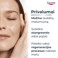 EUCERIN Hyaluron Filler 3x Effect stangrinamasis naktinis veido kremas su hialurono rūgštimi, 50 ml