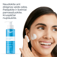 EUCERIN Dermatoclean prausimosi gelis visų tipų veido odai, 200ml
