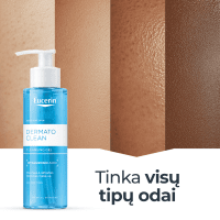 EUCERIN Dermatoclean prausimosi gelis visų tipų veido odai, 200ml