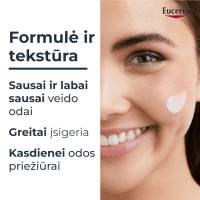 EUCERIN UreaRepair dieninis veido kremas sausai odai, 50 ml