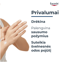 EUCERIN UreaRepair 5 % Urea rankų kremas sausai odai UreaRepair, 75 ml