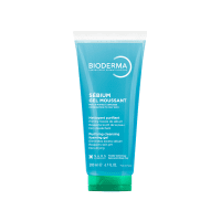 BIODERMA švelnus gelinis prausiklis riebiai, mišriai odai SEBIUM GEL MOUSSANT, 200 ml