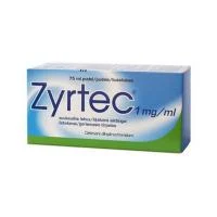 Zyrtec 1 mg/ml geriamasis tirpalas 75 ml