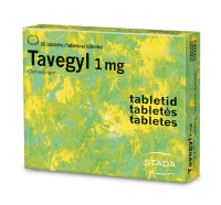 Tavegyl 1 mg tabletės N20