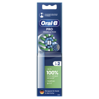 ORAL B Elektrinio dantų šepetėlio galvutės Cross Action White Pro, N2
