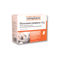 Glucosamin-ratiopharm 1,5 g milteliai geriamajam tirpalui N20