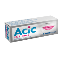 Acic 5% kremas 2 g