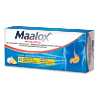 Maalox 400 mg/400 mg kramtomosios tabletės N40 