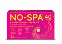 NO-SPA 40 mg plėvele dengtos tabletės N24