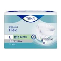TENA Flex Super Juostinės sauskelnės šlapimo nelaikymui, L, 30 vnt.
