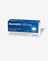 IBUMETIN 400 mg plėvele dengtos tabletės N10