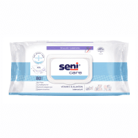 SENI CARE drėgnos servetėlės su vitaminu E, N80