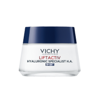 VICHY LIFTACTIV HYALURONIC SPECIALIST H.A. NIGHT stangrinamasis naktinis kremas, 50 ml