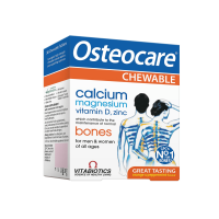 OSTEOCARE kramtomosios tabletės apelsinų ir pipirmėčių skonio N30