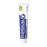 ELGYDIUM WHITENING Cool LEMON balinamoji dantų pasta nuo dantų dėmių, citrinų skonio, 75 ml