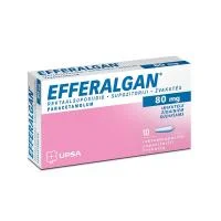 EFFERALGAN 80 mg žvakutės N10