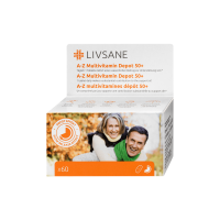 LIVSANE A-Z Multivitaminai 50+ tabletės N60