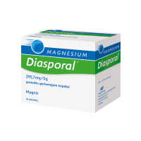 Magnesium Diasporal 295,7 mg/5 g granulės geriamajam tirpalui N50