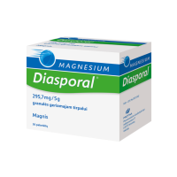 Magnesium Diasporal 295,7 mg/5 g granulės geriamajam tirpalui N50