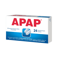 Apap 500 mg plėvele dengtos tabletės N24