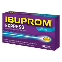 Ibuprom Express 400 mg minkštosios kapsulės N20