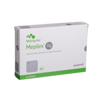 Mepilex Ag tvarstis 6 x 8,5 cm, N5