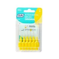 TePe geltoni tarpdančių šepetėliai G2, 0,7 mm, N6