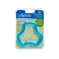 DR. BROWN'S ergonominis, gelinis, A formos kramtukas, mėlynas N1