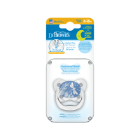 DR. BROWN'S PreVent Butterfly tamsoje šviečiantis čiulptukas rožinis 6-18 mėn. N1