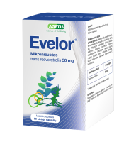 EVELOR 50 mg trans resveratrolis N90