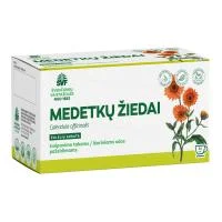 ŠVENČIONIŲ VAISTAŽOLĖS MEDETKOS ŽIEDAI, žolelių arbata,  1,2g x 24 vnt.