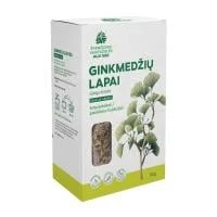 ŠVENČIONIŲ VAISTAŽOLĖS GINKMEDŽIŲ LAPAI, žolelių arbata, 50 g