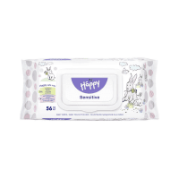 HAPPY SENSITIVE drėgnos servetėlės vaikams N56
