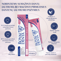 Royal Denta dantų pasta su sidabru jautriems dantims Sensitive 130 g