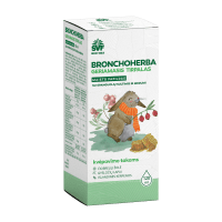 ŠVENČIONIŲ VAISTAŽOLĖS kvėpavimo takams BRONCHOHERBA, geriamasis tirpalas, 120 ml