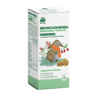 ŠVENČIONIŲ VAISTAŽOLĖS kvėpavimo takams BRONCHOHERBA, geriamasis tirpalas, 120 ml