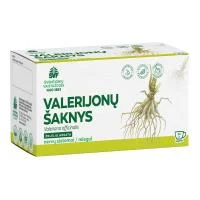 ŠVENČIONIŲ VAISTAŽOLĖS VALERIJONŲ ŠAKNYS, žolelių arbata, 2 g x 24 vnt.