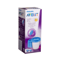 PHILIPS AVENT indeliai Via su dangteliais SCF619/05, 180 ml, N5