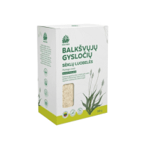 ŠVENČIONIŲ VAISTAŽOLĖS skaidulos BALKŠVŲJŲ GYSLOČIŲ SĖKLŲ LUOBELĖS, 100 g