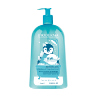 BIODERMA gelinis prausiklis kūdikių ir vaikų kūnui ir plaukams ABCDERM GEL MOUSSANT, 1 L