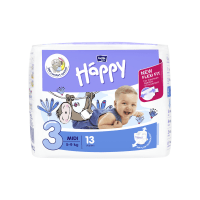 HAPPY MIDI sauskelnės vaikams 5-9 kg N13