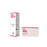 AGOVIRAX nosies purškiklio 20 ml ir Antivirus pastilių N16 rinkinys