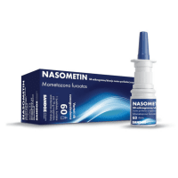 Nasometin 50µg/dozėje nosies purškalas, 60 dozių 