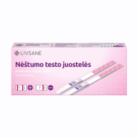 LIVSANE greiti testai nėštumui nustatyti, juostelės N2