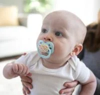 DR. BROWN'S dvipusiai čiulptukai ADVANTAGE, 0–6 mėn., mėlyni N2