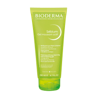 BIODERMA aktyvaus poveikio rūgštinis prausiklis riebiai, į spuogus linkusiai odai SÉBIUM GEL MOUSSANT ACTIF, 200 ml