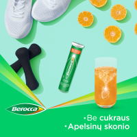 BEROCCA ENERGY vitaminų kompleksas, šnypščiosios tabletės, N15