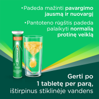 BEROCCA ENERGY vitaminų kompleksas, šnypščiosios tabletės, N30