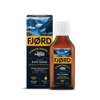 FJORD STRONG OMEGA-3 žuvų taukai, 100 ml