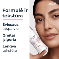 EUCERIN Anti-Pigment dieninis kremas SPF 30 (šviesaus atspalvio) į pigmentaciją linkusiai odai, 50 ml
